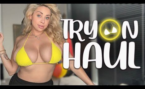 [4k] bikini Try-On Haul and Summer Beachwear vlog