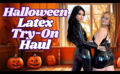 Halloween Latex Try On Haul w/ Emma Magnolia & Angela Mazzanti