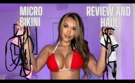 Micro-bikini try-on haul