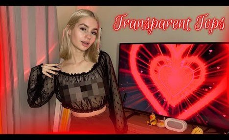 See-Through Try On Haul | Transparent Lingerie and clothes | Try-On Haul No Bra