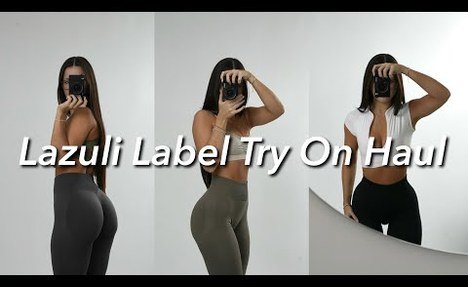 LAZULI LABEL Try On Haul & review | Scrunch Sculpt BBL Effect Seamless leggings...