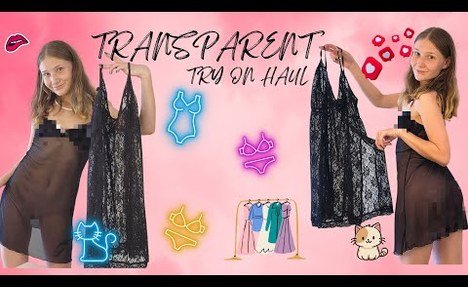 4K TRY ON HAUL - TRANSPARENT LACE OUTFITS | HOUSEWIFE LOOKS AND STYLISH LINGERIE