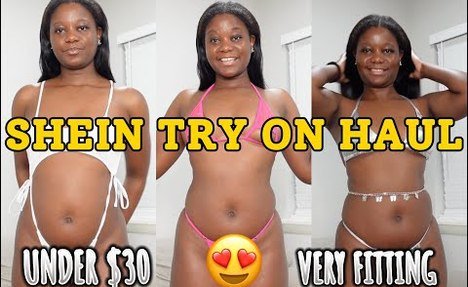 SHEIN  monokini TRY ON HAUL