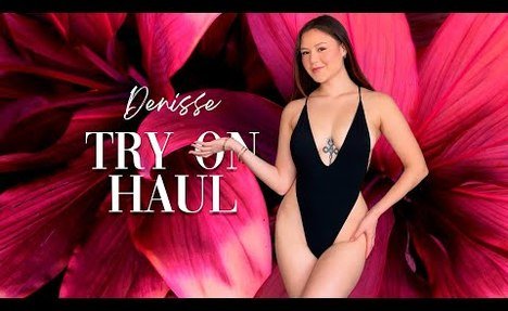 swimwear Try On Haul #tryon #bikini