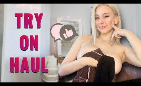 [4K] See Through Try On Haul | Transparent Lingerie Try-On Haul 2024 | Sheer Lingerie Try-On Haul