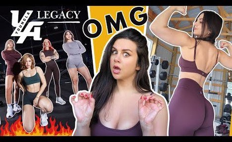 HOLY GLUTES! YOUNGLA FOR HER LEGACY SEAMLESS SCRUNCH sports TRY ON HAUL video review + black FRIDAY!