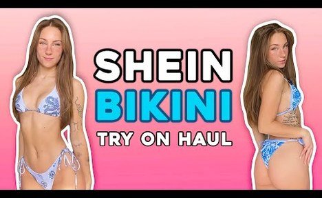 4K Shein  swim set Try-on Haul | Anya Try Ons