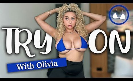 [4k]  two-piece swimsuit Try On Haul with Olivia | 2024 Summer Beachwear video review