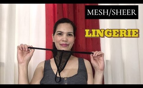 MESH/SHEER SEE THROUGH LINGERIE “BLACK” TRY ON HAUL