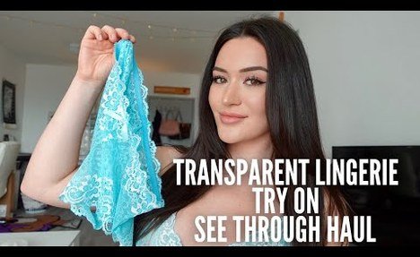 SHEIN LINGERIE TRY ON HAUL! sheer & transparent lingerie