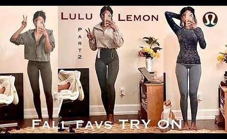 Fall LULULEMON TRY-ON (Favourites) PT2: Scubas, tights, Hoodies #tryonhaul #lululemon #tryon #fall