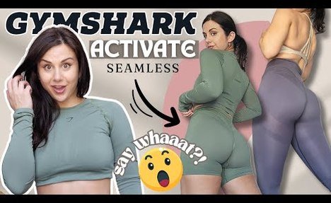 LOVE OR HATE THE ACTIVATE? GYMSHARK ACTIVATE SCRUNCH sports TRY ON HAUL vlog | code ASHLEYG10