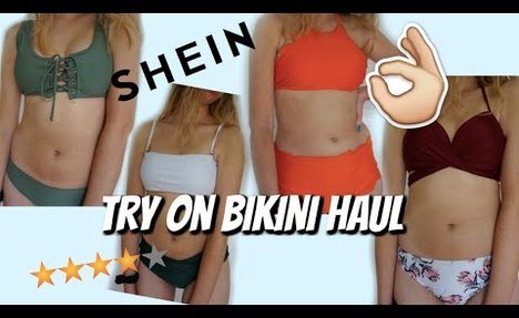 SHEIN bikini TRY ON HAUL + HONEST vlog -  JADE