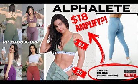 I FINALLY TRIED THE ALPHALETE AMPLIFY GRAVITY tights | ALPHALETE TRY ON HAUL video + black FRIDAY