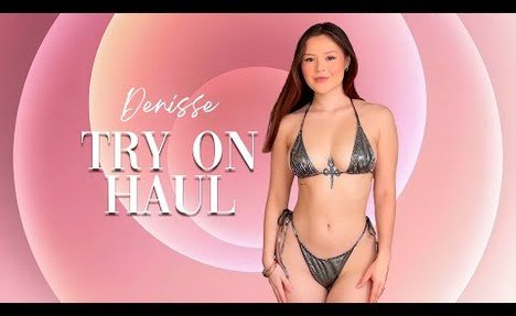 beachwear Try On Haul #tryon #bikini #fashion