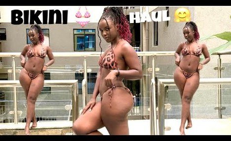 African skank Bikini+Ikonj Try On Haul