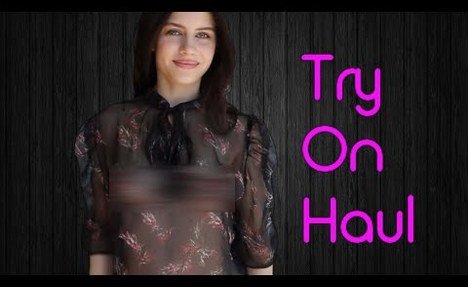 [4k] transparent on haul 2024 | Try on haul transparent | Clothing by BG RAS