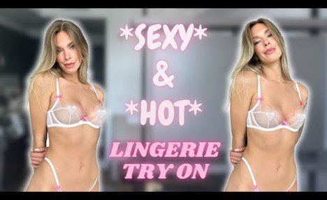 *Sexy* Lingerie Try On Haul | Transparent Try On | 2024 [4K]