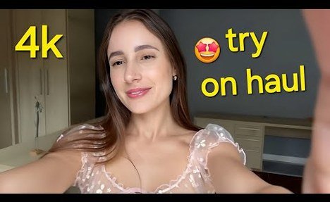 4K holly Haul Transparent Lingerie Try-on/ See Through haul outfit 2024 $600 Dress GET READY WITH ME