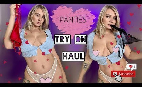 [4k] TRY-ON HAUL  | PANTIES | TIHOMIROVA