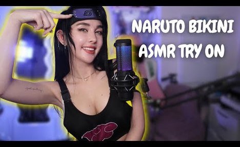 *HOT* ASMR  tankini TRY ON (Naruto) l ASMR Soft Whispering & Cosplay video for Men