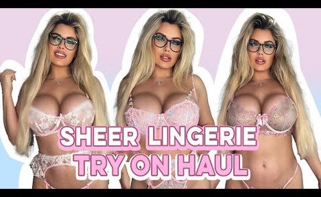 LINGERIE TRY ON HAUL IN 4K!