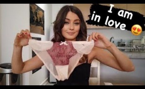 [4K] See-through lingerie try-on haul with Emilia #transparenthaul #tryonhaul2023 #lingerie PWS044