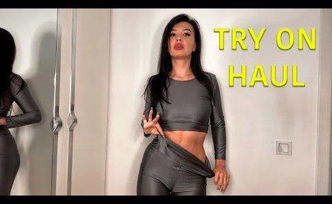 [4K] Transparent Try On Haul | Sport Outfit | Get Ready With Camille Kingston (2024)