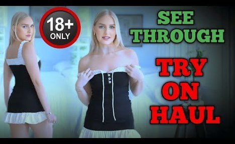 4k see through ebony lingerie try on haul clothes | transparent product close up | skinny body 2024