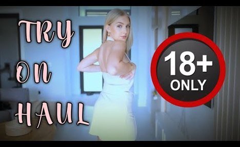 see through try on haul product | transparent lingerie haul at mall with Emily | dry vs wet 2024