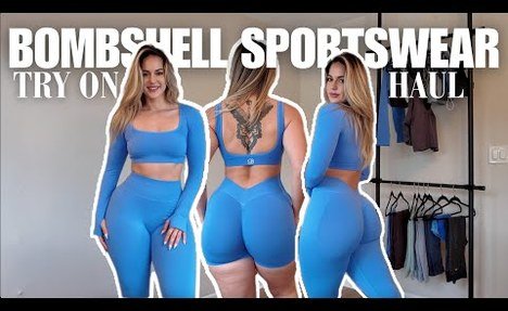 BOMBSHELL workout TRY ON HAUL | Marissa DuBois