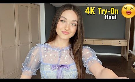 4K Transparent Lingerie | Try On Haul See Everything | See Through | Transparent Haul Try On New