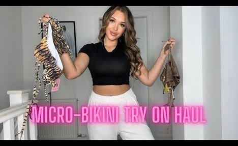 Micro bikinis try-on haul | PLT