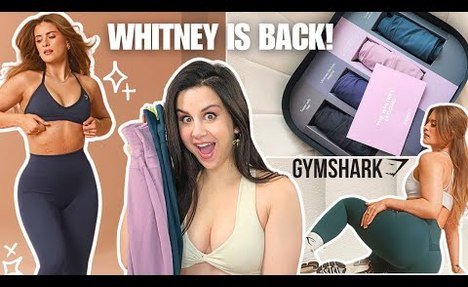 GYMSHARK FIBBED!!… GYMSHARK X WHITNEY SIMMONS tights TRY ON HAUL video! | HERE TO STAY?