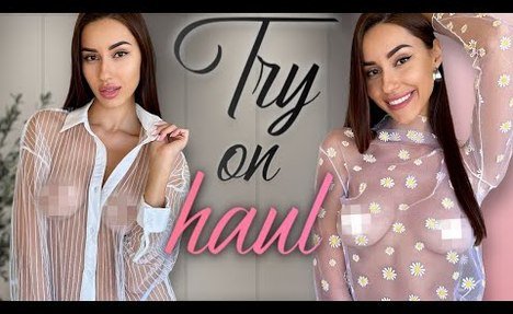 [4K] See Through Try On Haul | Transparent Lingerie Try-On Haul 2024 | Sheer Lingerie Try-On Haul