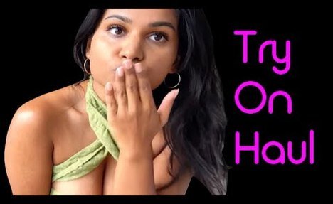 Transparent try on haul | Try on haul transparent | Try on haul see everything | green sheer haul