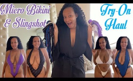 My Sister’s Secrets Micro bikini & Slingshot Try-On Haul