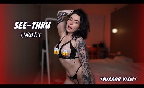 4K TRANSPARENT Lingerie Try On Haul with Nikky