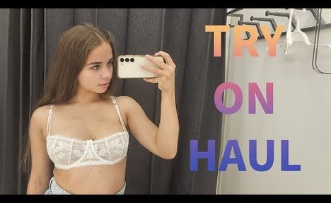 [4K] Transparent Lingerie Try on Haul | Get Ready With Mia Rose