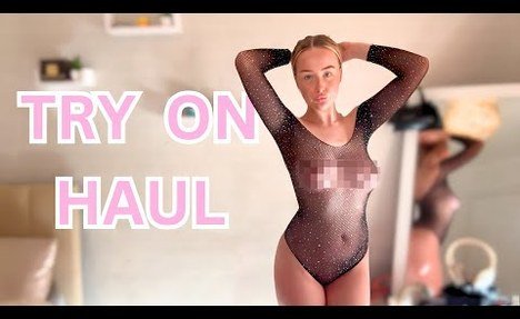 LINGERIE TRANSPARENT | TRY ON HAUL | Close Ups |See through | Dress No Bra | Micro  swimsuit Trend