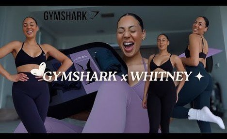 GYMSHARK x WHITNEY SIMMONS *HONEST* yoga pants TRY ON vlog SIZE MEDIUM HAUL