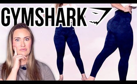 ULTIMATE GYMSHARK LEGGING TRY ON video / ADAPT CAMO SEAMLESS RIBBED leggings HAUL