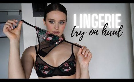 [4K] See-through lingerie try-on haul with Emilia #transparenthaul #tryonhaul2023 #lingerie PWS063