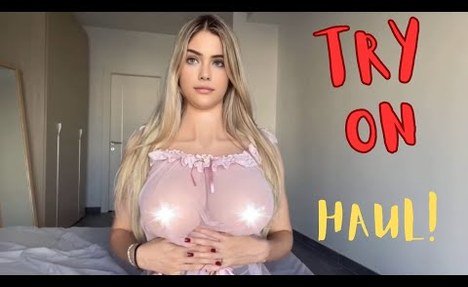 Try on haul  Transparent lingerie  Try on haul