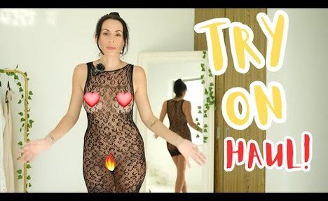 TRANSPARENT ONE PIECE  TRY ON HAUL