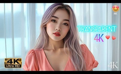 [4K] Transparent Try On Haul | See-Through Top | No Bra