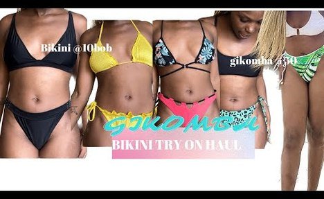 Gikomba bikini Try On Haul: where to get bikinis for ksh 10bob to 50bob.