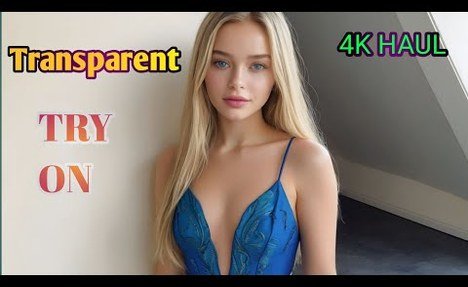 Sheer Lingerie Try On Haul | Holiday with see through [4K]