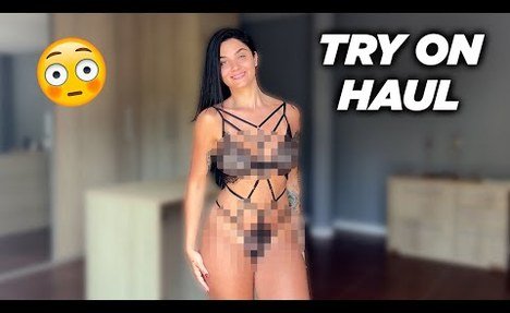 TRANSPARENT BODYSUIT LINGERIE TRY ON HAUL