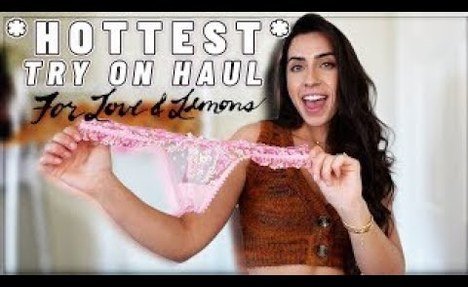 [4K] See-through lingerie try-on haul with Emilia #transparenthaul #tryonhaul2023 #lingerie PWS085